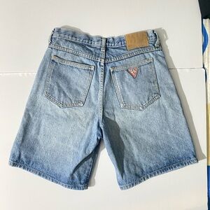 GUESS Georges Marciano Mom Button Fly Denim Women's Shorts Size 2 USA Made Y2K